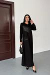 Afet elbise Siyah